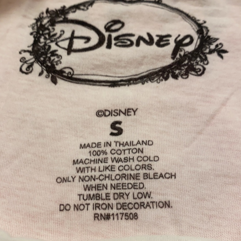 Disney White and Pink Little Mermaid Fringe Tee - Picture 5 of 5